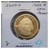 2007-S Presidential Dollar, Gem Proof