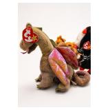 Ty Beanie Babies Scorch Dragon Plush, 1998