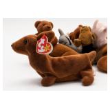 Ty Beanie Babies Weenie Style 4013 Plush Dog Lot