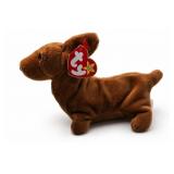 Ty Weenie Beanie Baby Plush Dog Style 4013