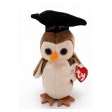 Ty Wise Beanie Baby Plush With Original Tag