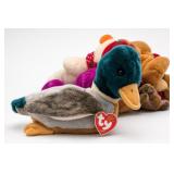 Ty Jake Beanie Buddies Collection Plush Duck