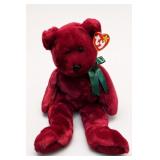 Ty Teddy Beanie Baby Cranberry Bear
