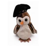 Ty Wise Beanie Baby Plush, 1997, Hangtag