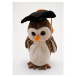 Ty Beanie Babies Wise Owl Plush, DOB 1997