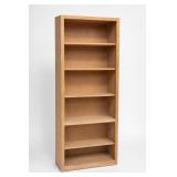 Oak Bookcase Approx. 84'H