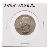 1963 Washington Quarter, Silver