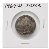 1964-D Washington Quarter, Silver