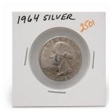 1964 Washington Quarter, Silver