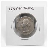 1964-D Washington Quarter, Silver