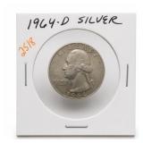 1964-D Washington Quarter, Silver