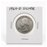 1964-D Washington Quarter, Silver