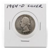 1954-D Washington Quarter, Silver
