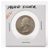 1964-D Washington Quarter, Silver