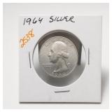 1964 Washington Quarter, Silver