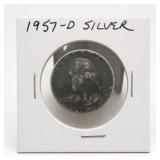 1957-D Washington Quarter, Silver