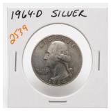 1964-D Washington Quarter, Silver
