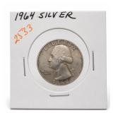 1964 Washington Quarter, Silver