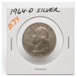 1964-D Washington Quarter