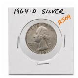 1964-D Washington Quarter