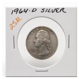 1964-D Washington Quarter, Silver
