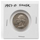 1957-D Washington Quarter