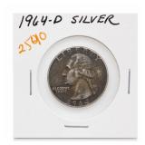 1964-D Washington Quarter, Silver