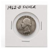 1962-D Washington Quarter, Silver