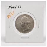 1964-D Washington Quarter, Silver