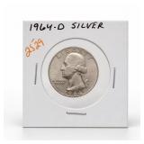 1964-D Washington Quarter, Silver