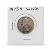 1943-D Washington Quarter, Silver