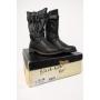 Black Biker Boots, Size 6.5 M