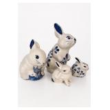 Potting Shed Dedham Rabbit Figurine Set Of 5
