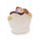 Fitz And Floyd Frosty Folks Snowman Platter