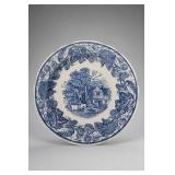Spode Blue Room Rural Scenes Plate, c. 1882