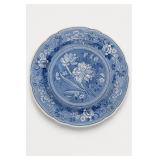 Spode Blue Room Botanical Plate, c. 1820