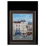 Michel Delacroix Paris Street Scene Print