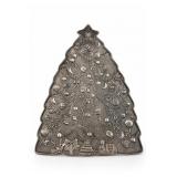 International Silver Company Christmas Tree Plaque