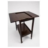 Edwardian Mahogany Drop-Leaf Work Table
