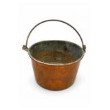 Copper Pail Bucket With Swing Handle