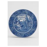 Spode Woodman Blue Room Plate c. 1816
