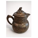 Imperial Silver Plate Floral Lidded Teapot