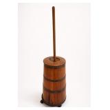 Wooden Butter Churn With Dasher