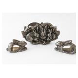Betty Barrena Handcrafted Mexico Rabbit Decor Set