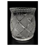 EAPG Paneled Diamond Glass Vase