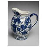 Symphony China Blue Fine Porcelain Pitcher