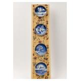 Desirï¿½e Old Copenhagen Blue 4-Plate Set