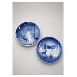 Dï¿½sirï¿½e Denmark Old Copenhagen Plates 1977 & 1986