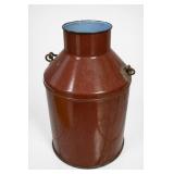 Enamel Milk Can With Handle