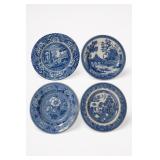 Spode Blue Room Collection 4-Plate Set